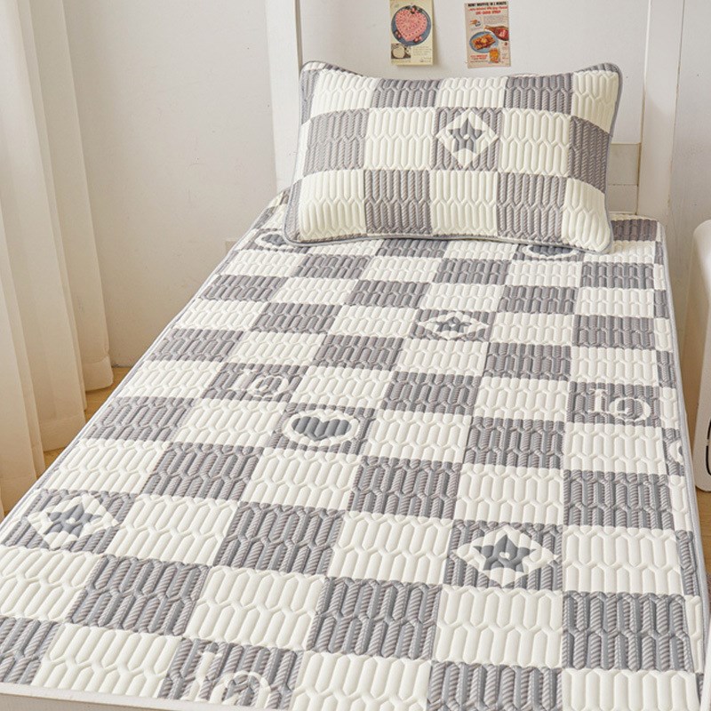 夏季乳胶冰丝凉席床单单件学生宿舍单人90x190大学生夏天凉感被单