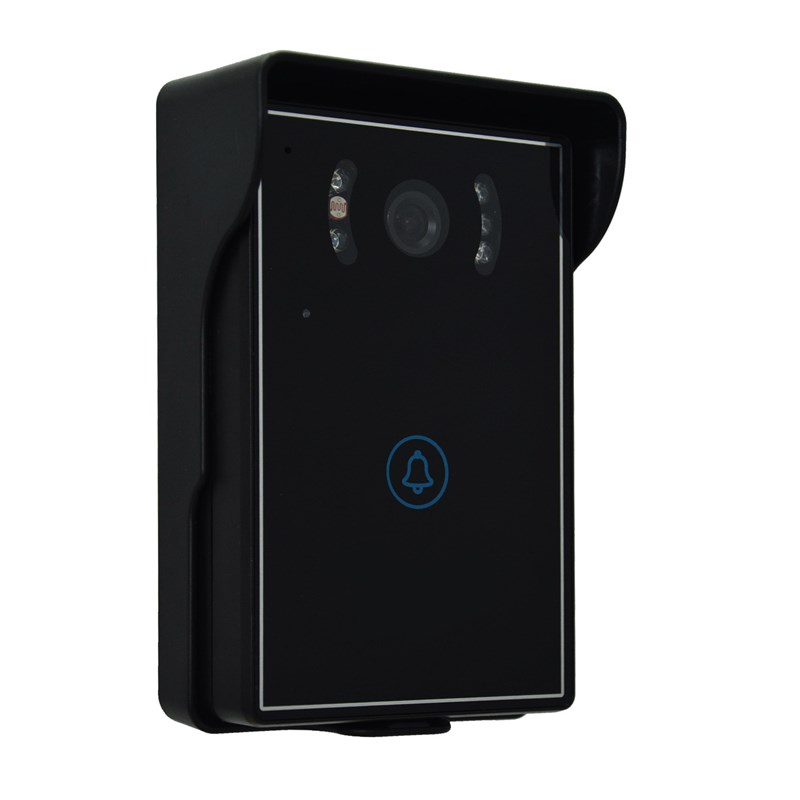 新款家用别墅7寸高清彩色有线可视对讲门铃楼宇门禁系统/