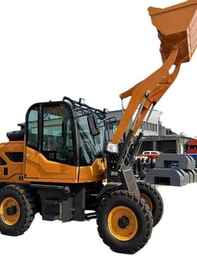 新款Wheel loaders 农用装载机铲车1000KG柴油动力多用铲车