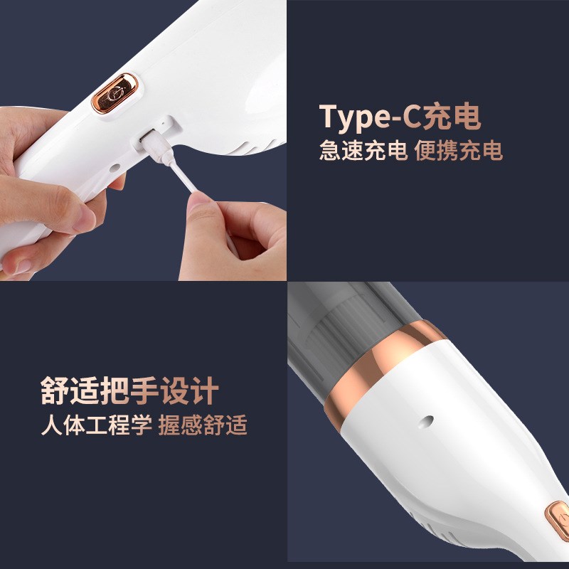 吸尘器湿拖一体机家用有线小型手持式大吸力大功率吸尘除尘