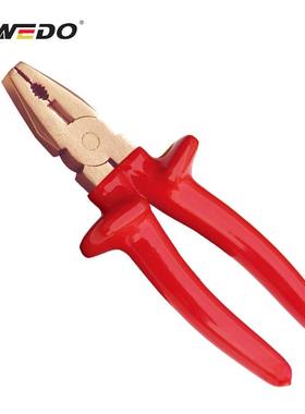 WEDO维度INB6201A防爆绝缘浸塑克丝钳/钢丝钳铍青铜