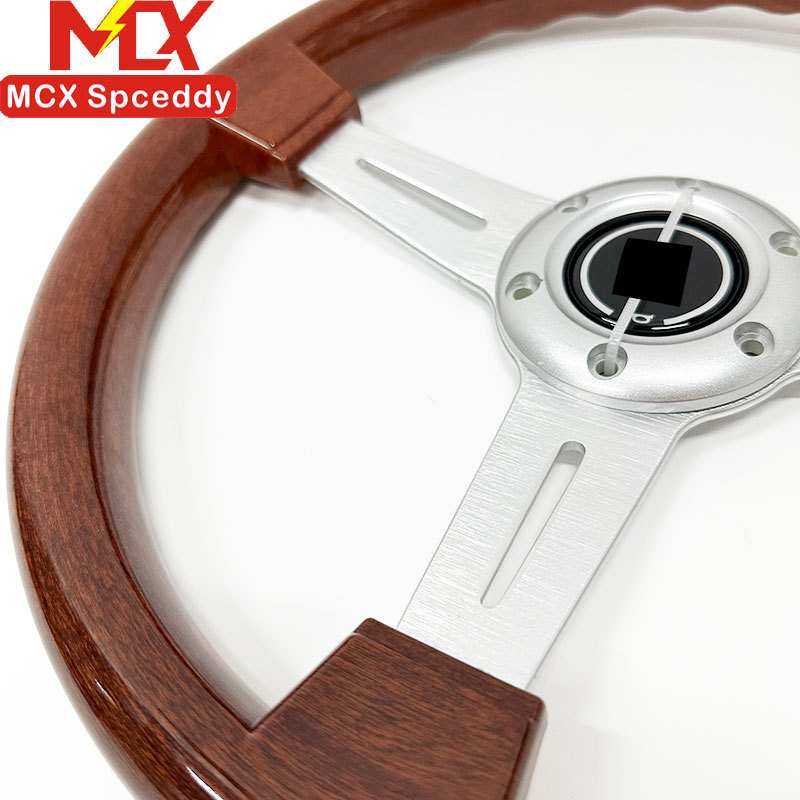 跨境热销14寸ABS桃木款汽车改装复古方向盘 竞技赛车通用孔距70mm,3C数码配件,USB灯,淘宝优惠券,粉丝福利购,淘宝优惠卷