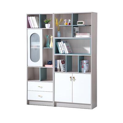 简组落地书架儿厅卧s室家用学生约合置物架客童简易书柜省空收纳