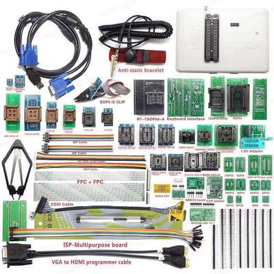 51件套 爱修 IFIX RT809H编程器 烧录器 NAND EMMC EC MCU NOR