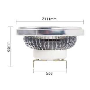 LED豆胆灯 AR111 15W 射灯 宽压85-265V 出口过CE 替代ES111 150W