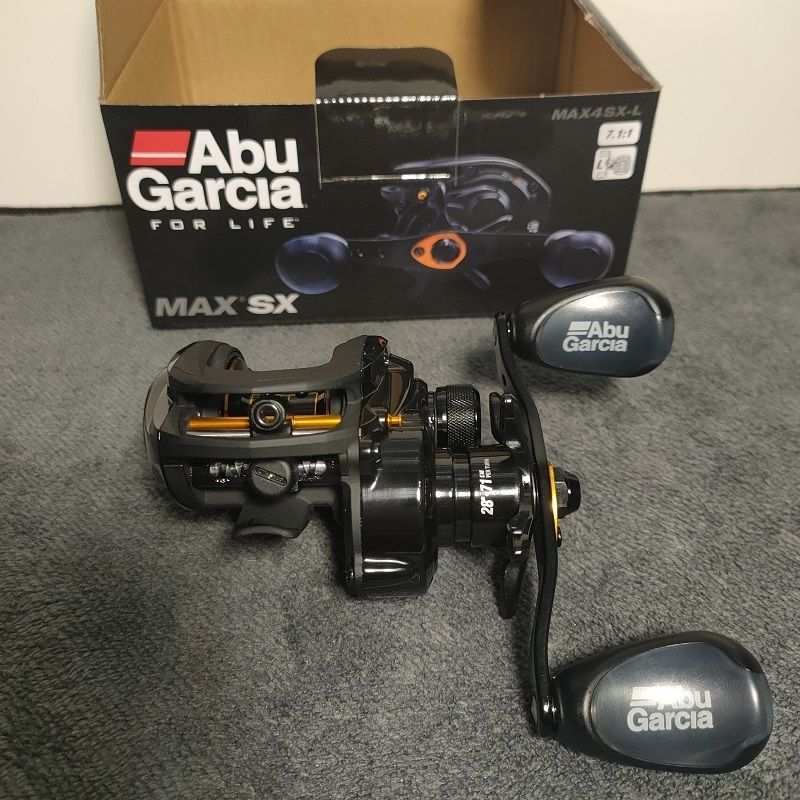 Abu阿布p4水滴轮MAX4SX路亚轮远投深浅杯防炸线金属渔轮打黑宇天