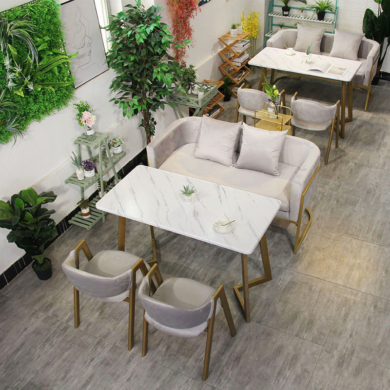 卡座沙发餐饮西餐厅家具奶茶店甜品店咖啡厅清吧酒吧桌椅组合桌子