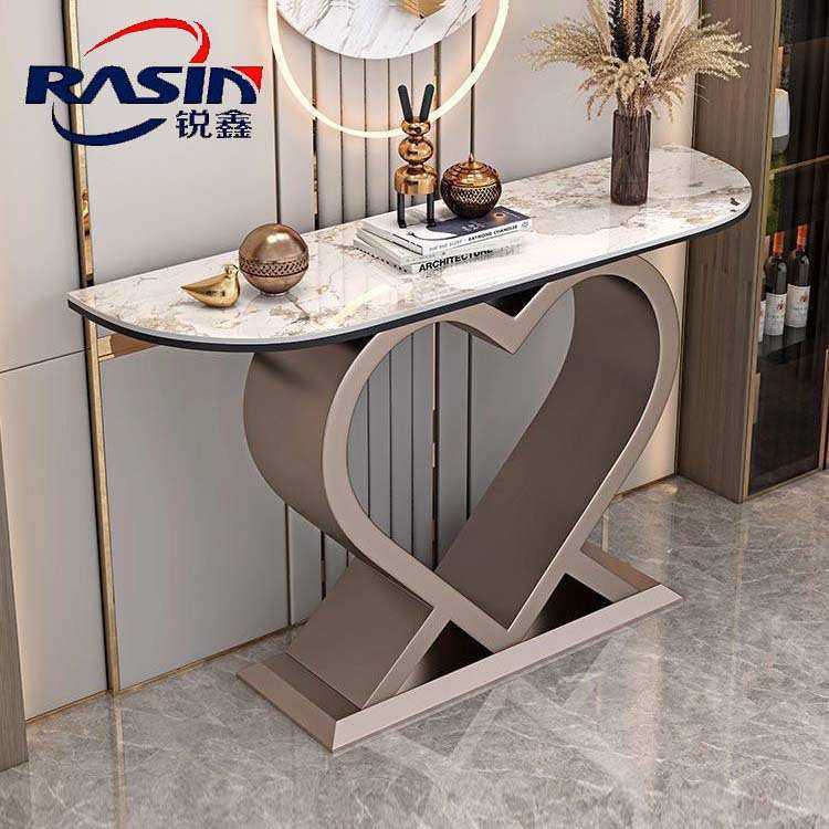 入户玄关台轻奢风玄关柜靠墙条几岩板条案走廊置物台碳素钢玄关桌,3C数码配件,USB灯,淘宝优惠券,粉丝福利购,淘宝优惠卷