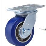 ASF MUD 轮宽64MM 114 150 6寸PU活动 脚轮座尺159