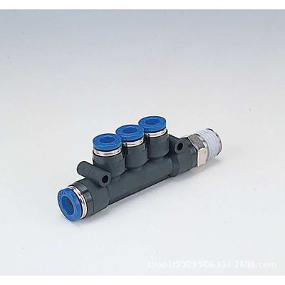 PISCO耐腐蚀不锈钢管三脚弯头PVX10-01SUS PVX10-02//-03//-04SUS