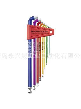 瑞士PBRainBow90°–100°L型扳手PB2222LRB用于内六角钉