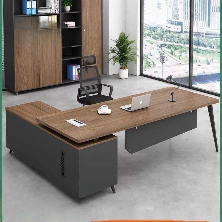 总裁老板办公桌现代简约单人办公桌办公家具大班台经理桌现代班台