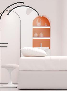 新款28寸落地半月灯现代简约LED护眼补光灯书房客厅卧室U型落地灯