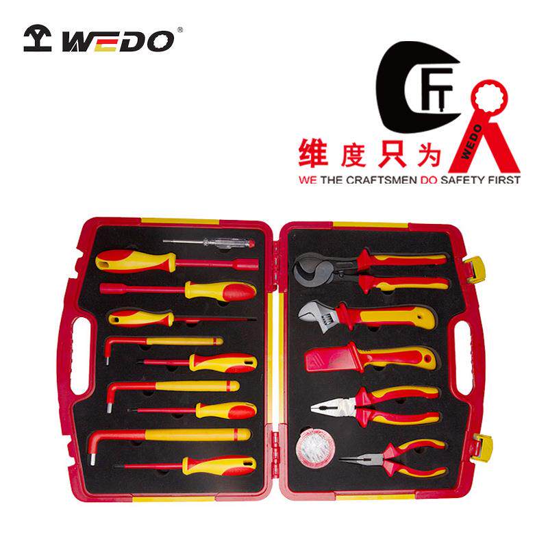 WEDO维度绝缘工具VDE认证工具16件绝缘组套 VDE1000V 维度工具
