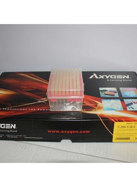 爱思进Axygen 200ul盒装灭菌黄吸头,96支/盒,50盒/箱T-200-Y-R-S