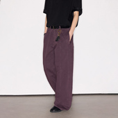 Deep 型宽松阔腿牛仔裤 Rain立体明线层次感拼接工装 风复古版