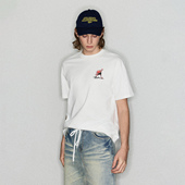 Deep T恤 小众休闲宽松短袖 Rain个性 潮牌印花高级感美式