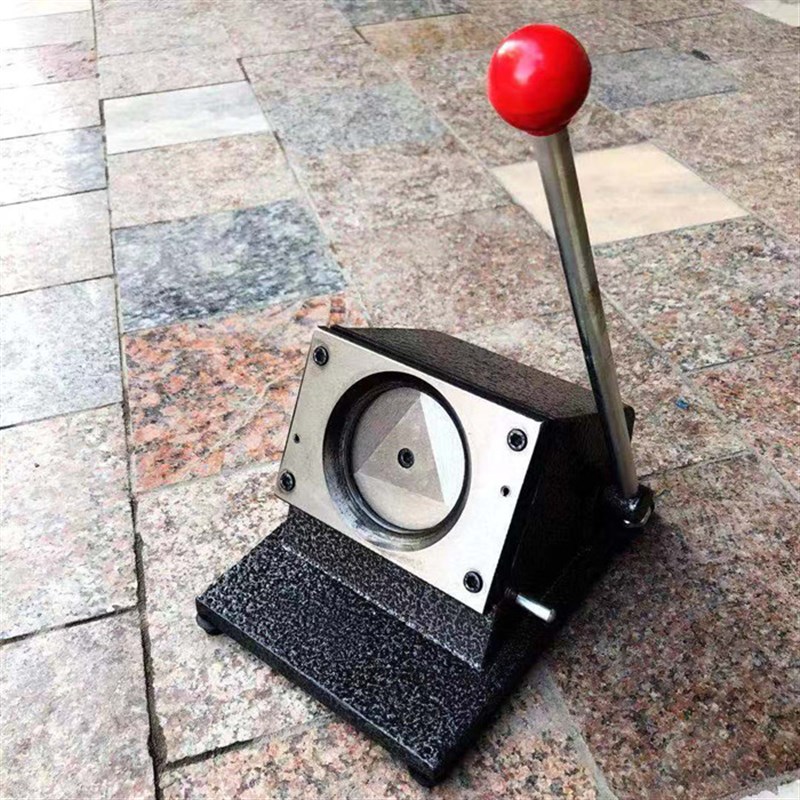 徽章切卡机 胸章切圆机PVC方形圆形切纸机异形椭圆形裁相器