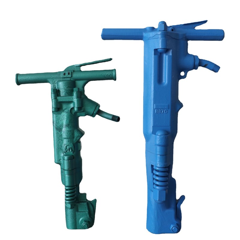 B87C风镐手持式大功率路面抢修拆除破碎机矿用气动风镐防冻风搞钎