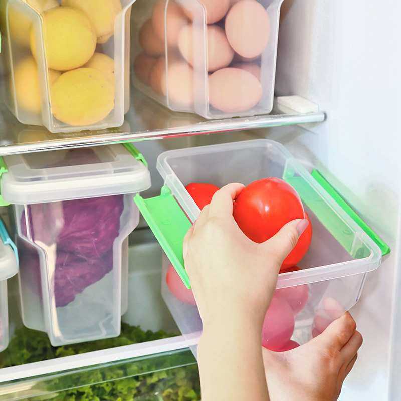 爱丽思冰箱内密封食品保鲜盒冷藏收纳盒子长方形水果盒蔬菜收纳箱