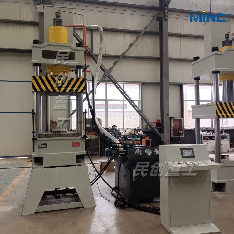 厂家直销薄板冲压拉伸成型伺服油压机200T四柱三梁液压机价格优惠