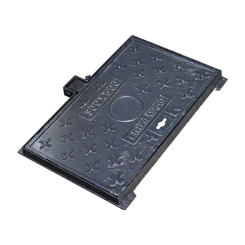 铸铁方形井盖球墨铸铁外方内圆井盖电力通信窨井盖雨污水轻