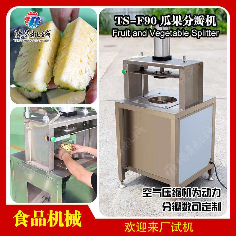 源头厂家供应的立式瓜果分瓣机 切瓣南瓜冬瓜西瓜哈密瓜分瓣机