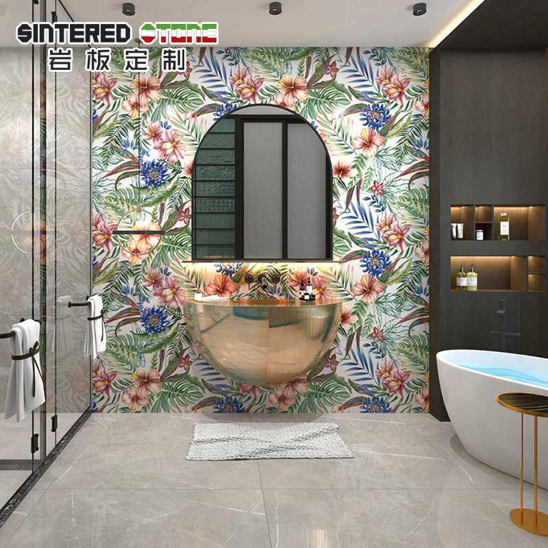 ?全屋艺术岩板定 制800x2600尺寸1200x2400沙发玄关客厅电视背景