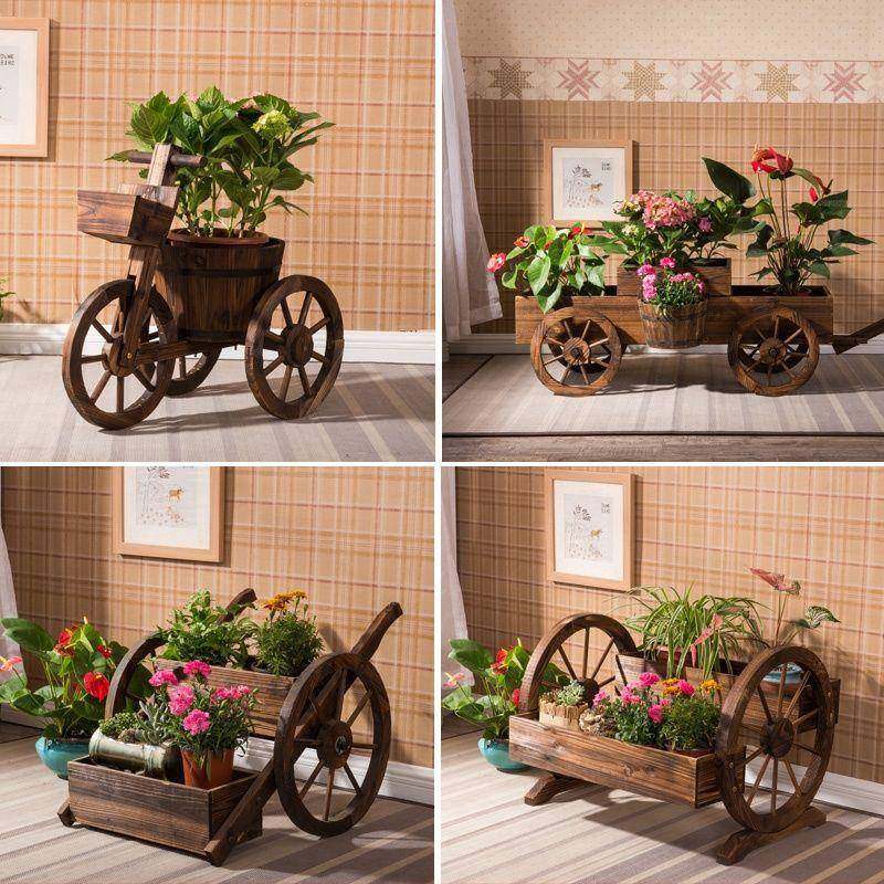实木花车户外花园庭院盆栽阳台防腐木质花架实木车轮花盆花槽梦域,纺织面料/辅料/配套,纺织机械配件,淘宝优惠券,粉丝福利购,淘宝优惠卷