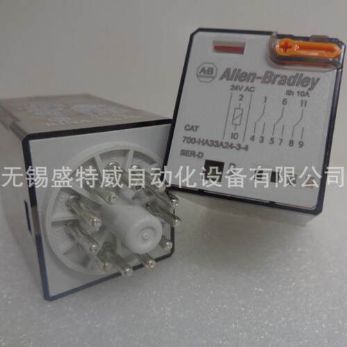 原装现货700-HA33A24-3-4罗克韦尔针管型继电器10AAC24V11针