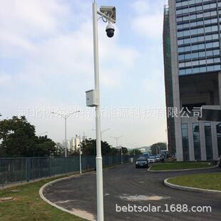 博尔勃特城市道路测速免布线4G监控太阳能供电系统500W