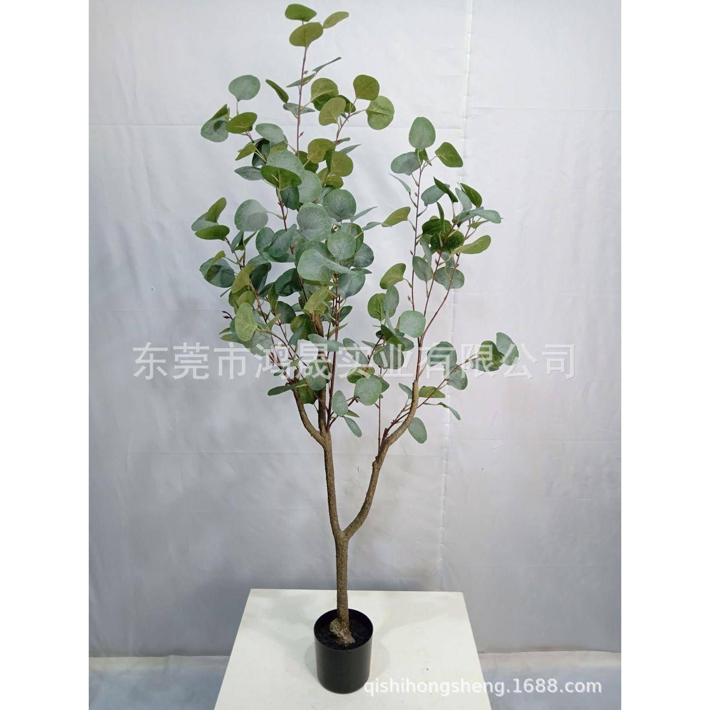 热销仿真金钱树仿真犹加利树人造发财树北欧装饰绿植