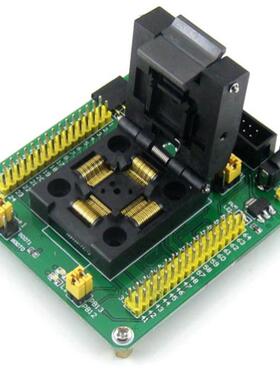 STM32专用编程座烧写座QFP640.5mm原装座子JTAG/SWD编程接口