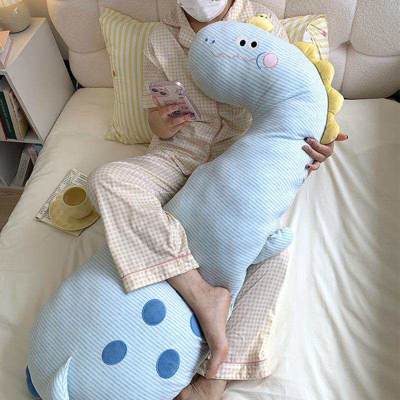 儿童A类夹腿侧睡枕头抱枕女生睡觉专用床上靠枕婴儿棉抱枕可拆洗