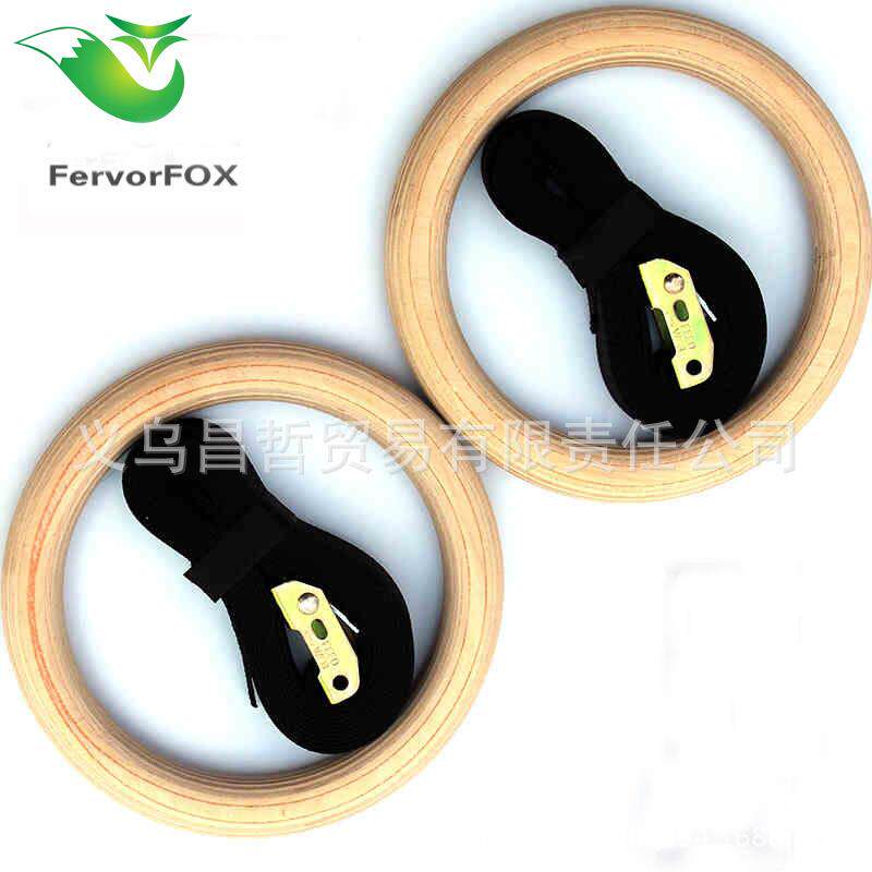 厂家28mm可桦木成人可调节体操家用儿童拉伸环体育健身吊环
