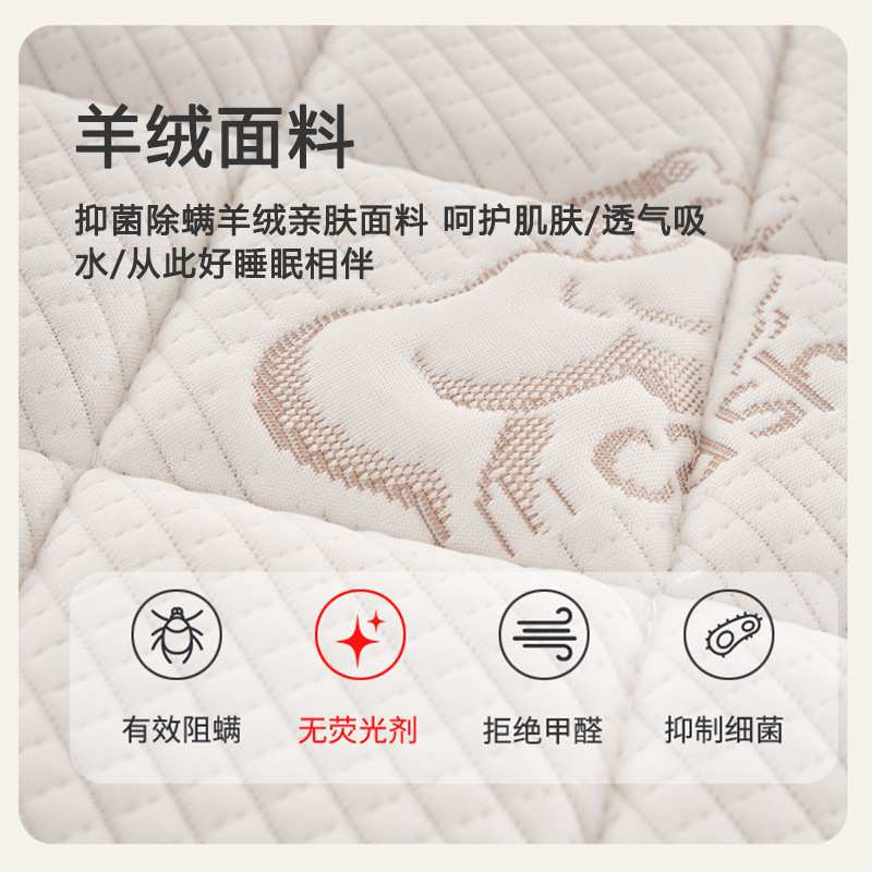 蓝思智造可折叠乳胶棕榈学生宿舍床垫三折沙发垫儿童地铺天然椰棕