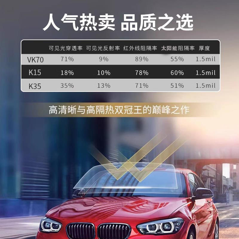威固VK70前挡风防爆隔热膜