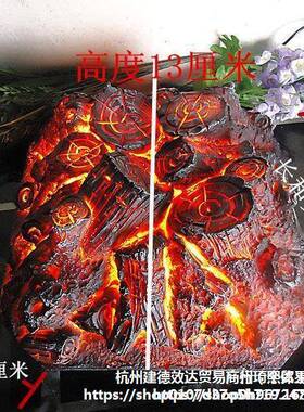 壁炉木炭假木柴10009523炭电装饰炭焰灯壁炉柴篝火拍摄火道具装火