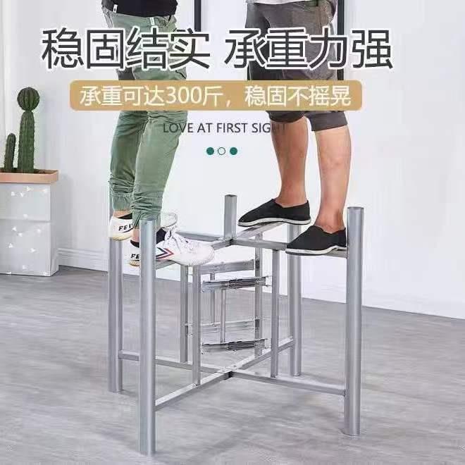铁艺镀桌脚架加子厚架子腿桌可脚活动桌脚锌架通铁艺镀锌用型折叠