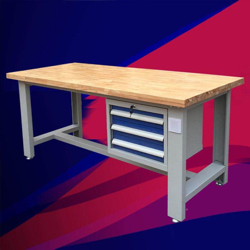 东莞工作台合深榉VBW圳木工实木作台复板钢板工作操作台维修台重