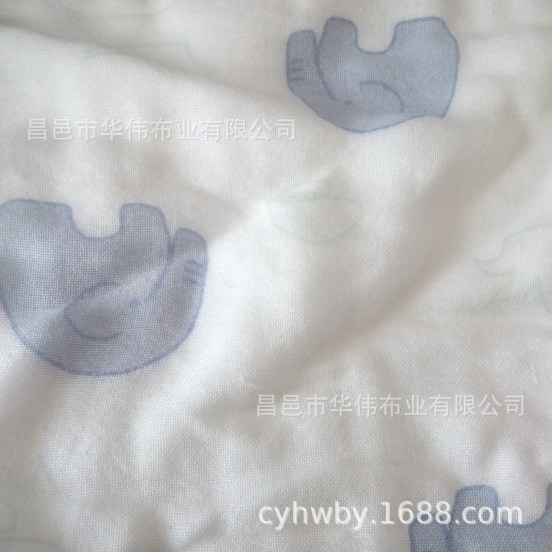 6层纱布全棉水洗 婴儿口水巾 尿布超柔易洗易干 不起球