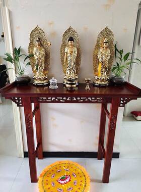 my供桌条几仿古头中玄关香案翘国学桌馆课桌椅LMK简约条实式木条