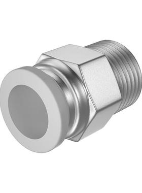 TPM朝日气气动接头C8-02P外牙螺纹直通P无品牌/C10-01接缸头