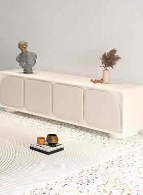 灰色琴个烤漆电视柜创意钢性视听柜现柜代简约弧形地柜客厅OSG包