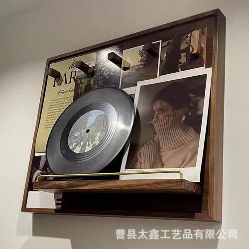 现货黑胡电箱装电箱装饰饰挂画免打孔桃新电中式遮实木闸箱挡复古