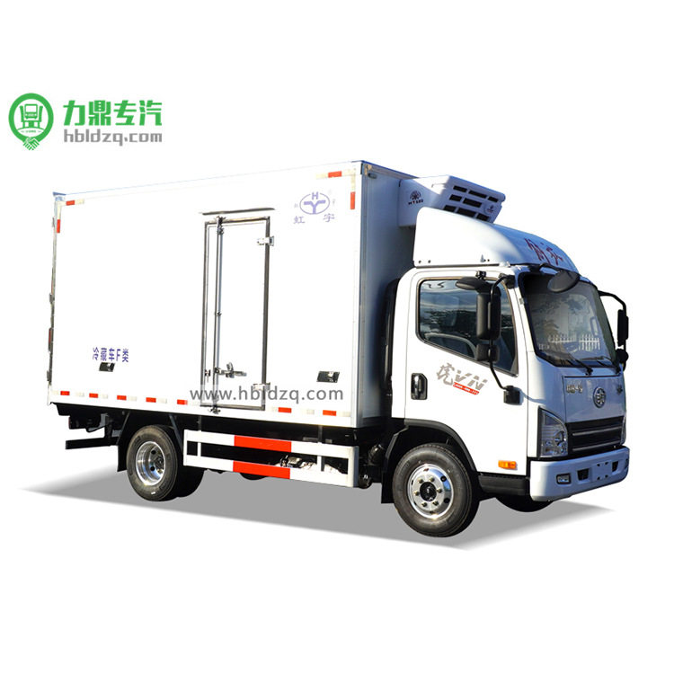 解放牌虎V 4米2冷藏车 云内德威150匹动力 国六轻量化铝合金轮鼓