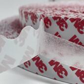 强粘温防水边无纺755布铭板标牌链纸拉耐箱飞机盒花双面胶