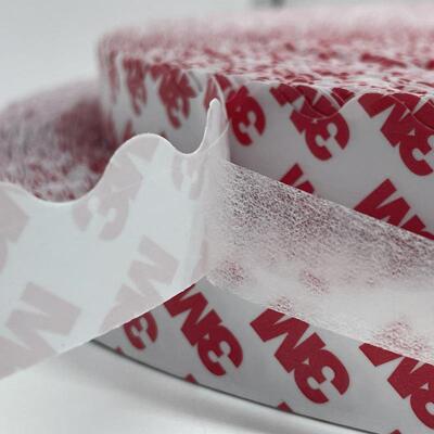 强粘温防水边无纺755布铭板标牌链纸拉耐箱飞机盒花双面胶