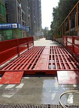 免洗基机础工程车建筑工地TPA全自动红外感应洗轮机高冲压洗平台
