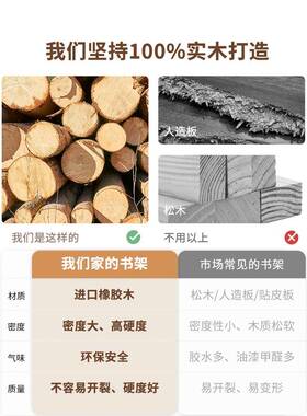 新款格子组柜实书架自落地置物架家用木客ORH厅收纳储物矮柜简易